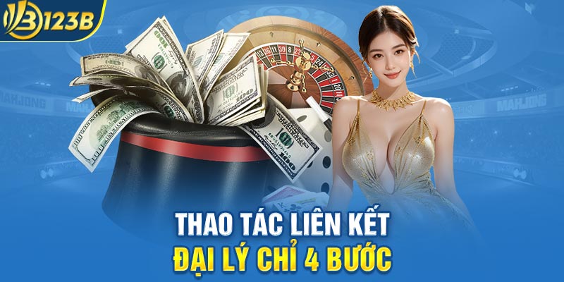 Thao tác liên kết đại lý chỉ 4 bước